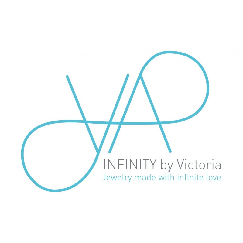 Bracelet en or blanc Infinity by Victoria , Satin Noir